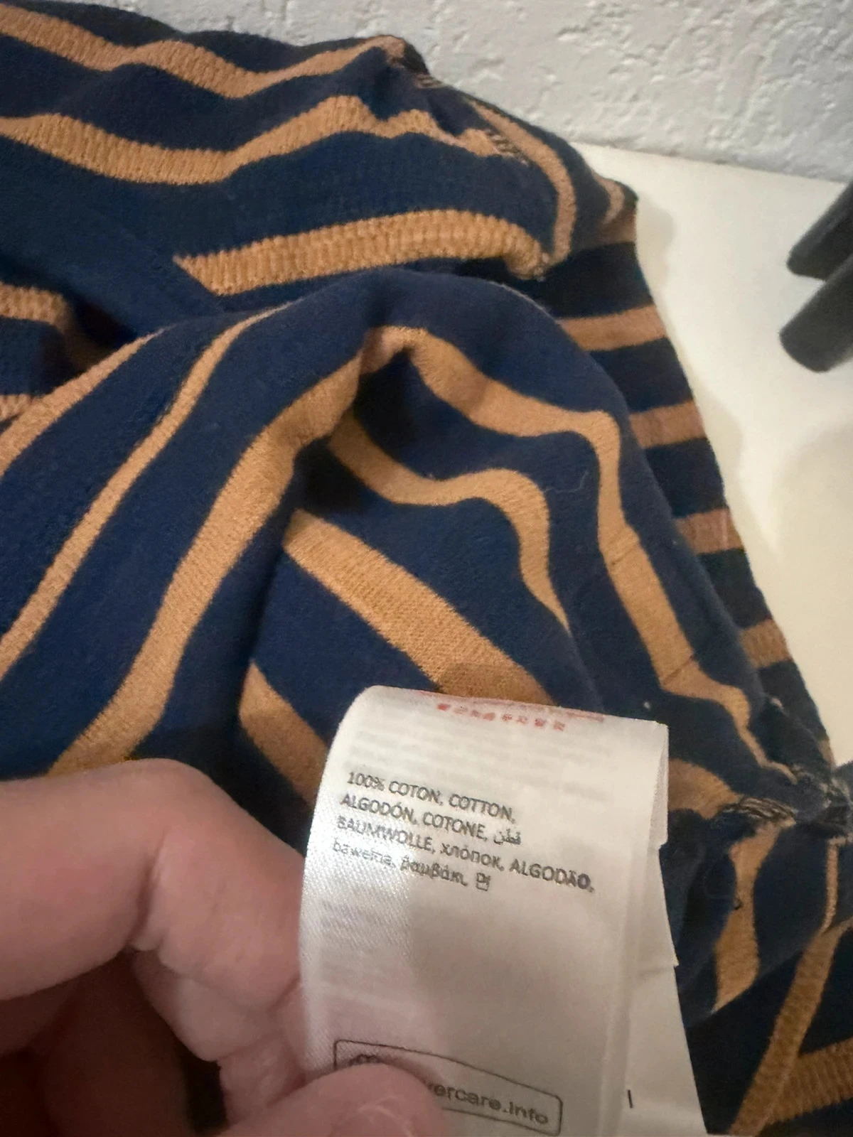 T-Shirt Manches Longues à Rayures Du Pareil Au Même– Style Marin & Texture Gauffrée – Taille 6 Ans – photo 6